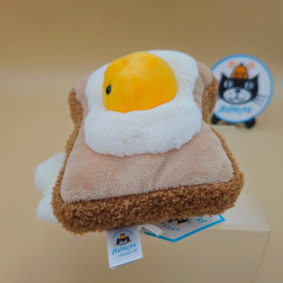 Jellycat AMUSEABLE EGGLANTINE EGG ON TOAST Cute Soft Edition BNWT - Picture 3 of 6